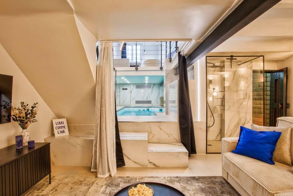 Deauville Luxury Blue Loft - Sauna And Inside Pool Trouville-sur-Mer Esterno foto